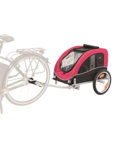 Trixie hondenfietskar zwart / rood
