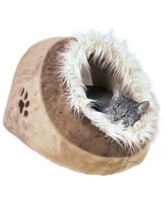 Trixie kattenmand iglo minou beige / bruin