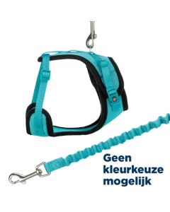 Trixie kattentuig mesh yvorm met elastische riem assorti