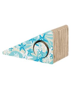 Trixie krabhelling 2delig karton catnip turquoise