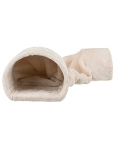 Trixie speeltunnel konijn / cavia pluche beige