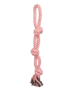Trixie werp flostouw 3knoop multicolor assorti