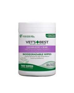 Vets best clean ear / eye wipes hond