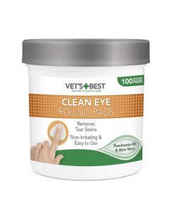 Vets best clean eye round pads