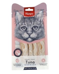 Wanpy creamy lickable treats tuna / shrimp