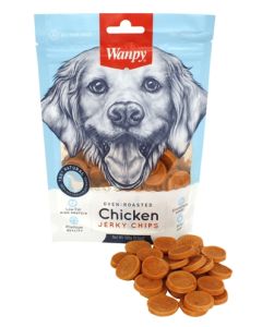 Wanpy ovenroasted chicken jerky chips