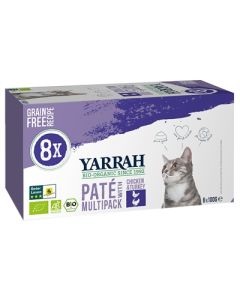 Yarrah cat alu pate multipack chicken / turkey