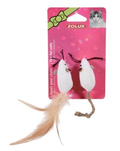 Zolux canvas muis wit