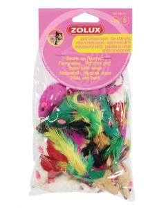 Zolux kattenspeelgoed bontmuisjes assorti