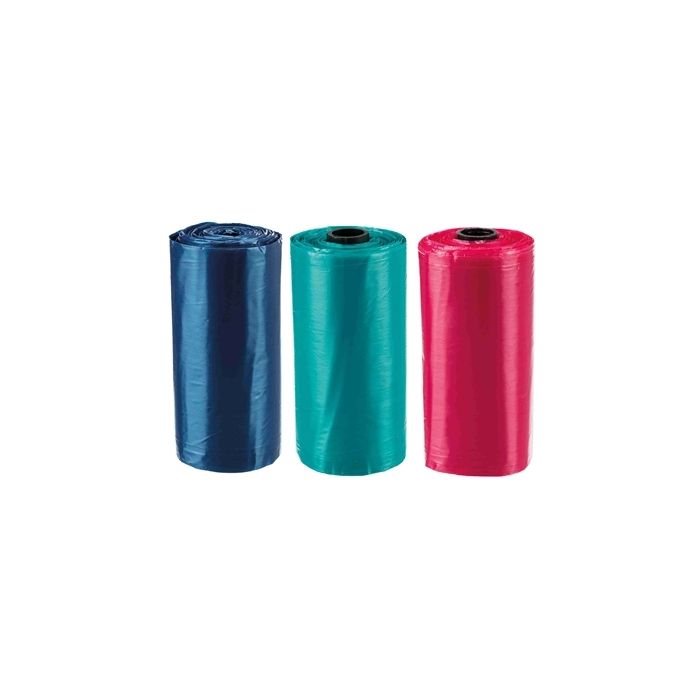 Trixie poepzakjes met handvat assorti
