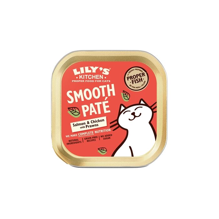 Lily's kitchen cat smooth pate salmon & chicken