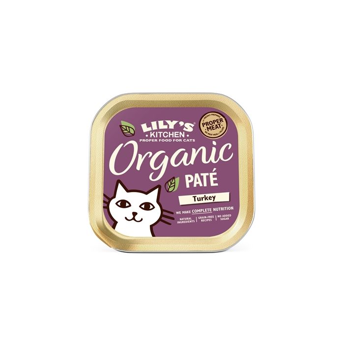 Lily's kitchen cat organic turkey pate