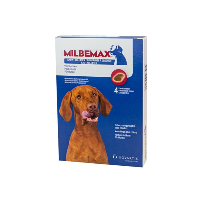 Milbemax kauwtablet ontworming hond