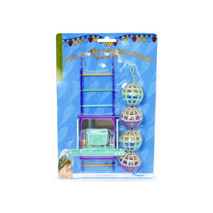 Happy pet bird toy mp bal/ladder/perch
