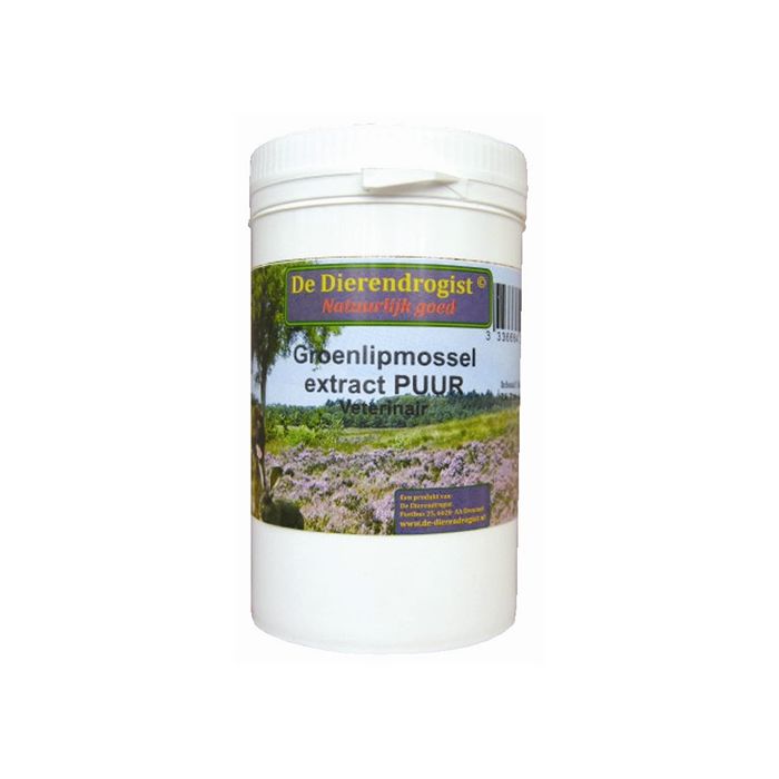 Dierendrogist groenlipmossel extract veterinair