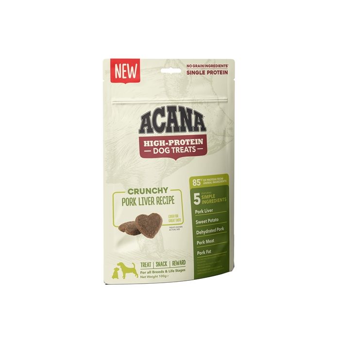 Acana high protein dog treat pork