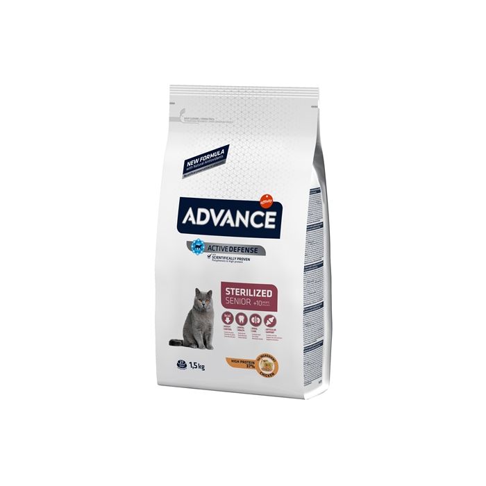 Advance cat sterilized sensitive senior 10+