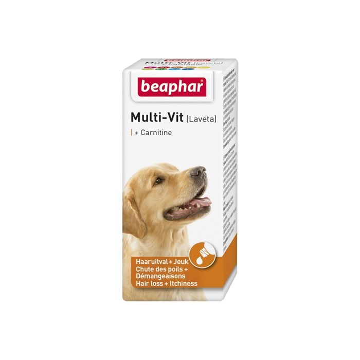 Beaphar multivit laveta + carnitine hond