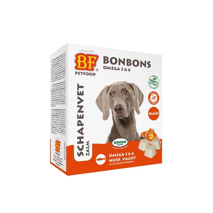 Biofood schapenvet maxi bonbons zalm