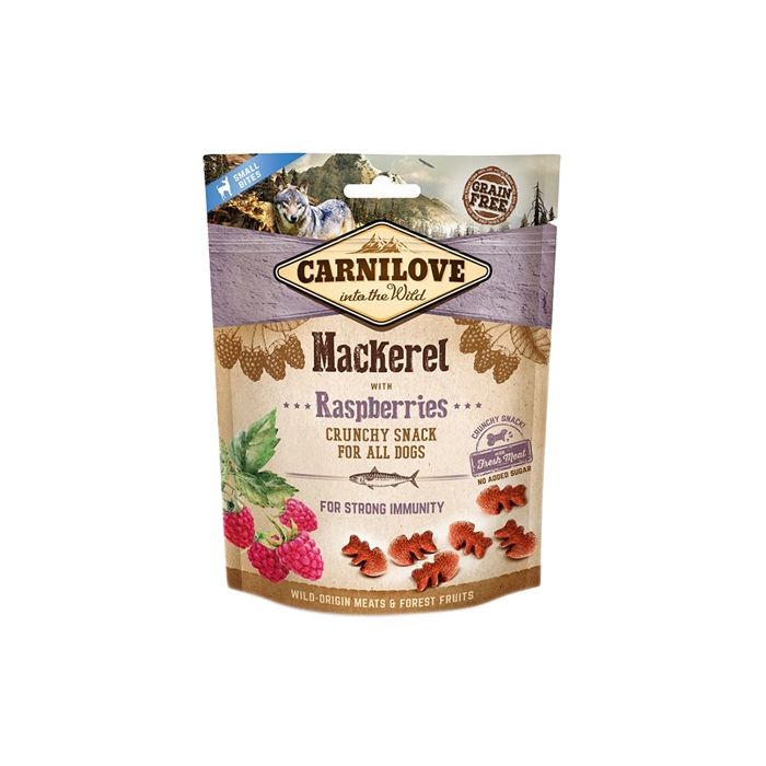 Carnilove crunchy snack makreel / framboos