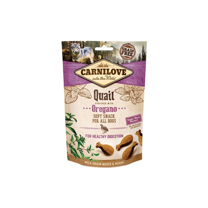 Carnilove soft snack kwartel / oregano