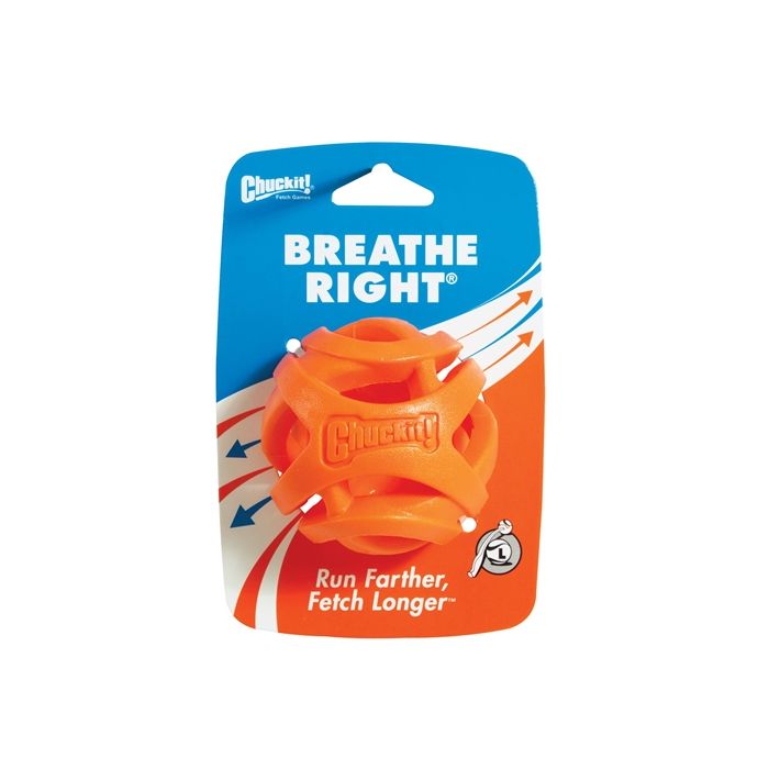 Chuckit breathe right fetch bal oranje