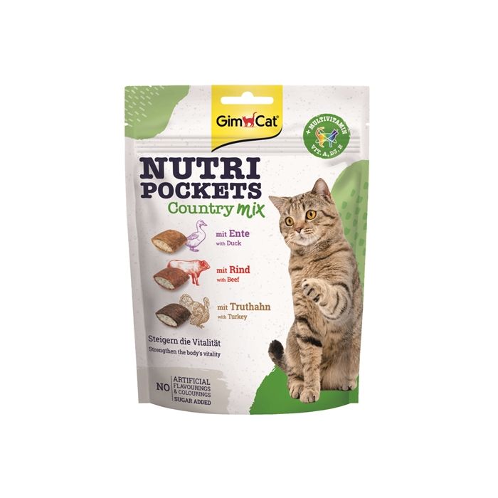 Gimcat nutri pockets country mix