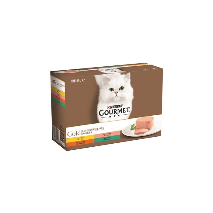 Gourmet gold 12pack fijne mousse