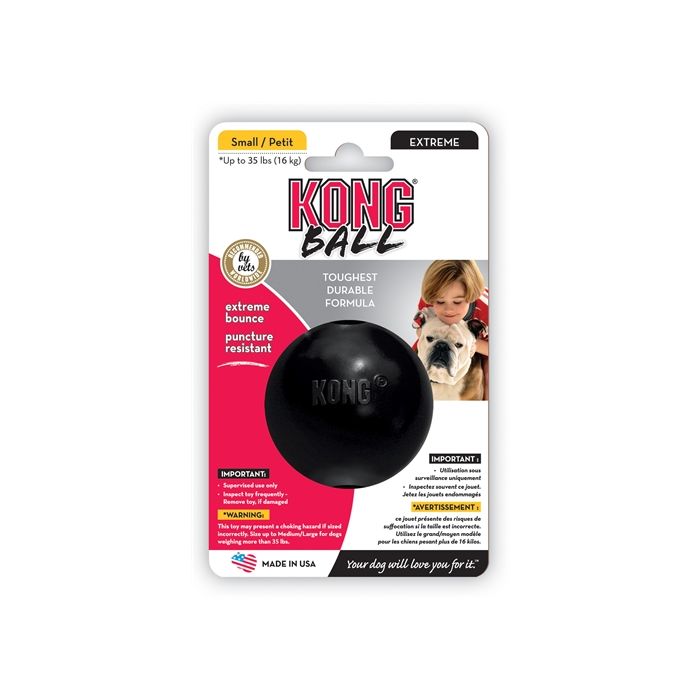 Kong extreme rubber bal zwart