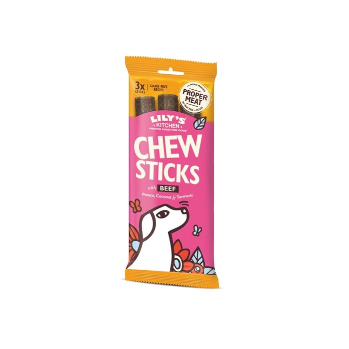 Lily's kitchen chew sticks with beef