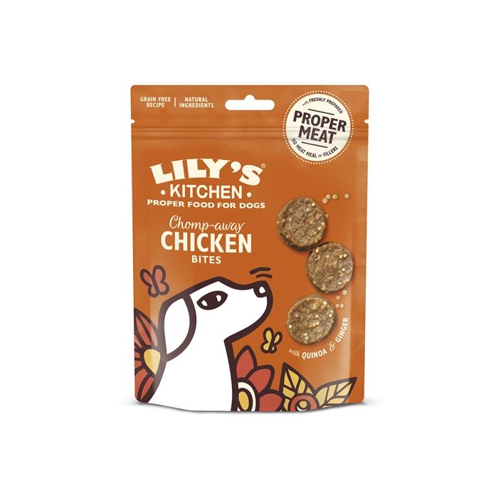 Lily's kitchen dog chompaway chicken bites