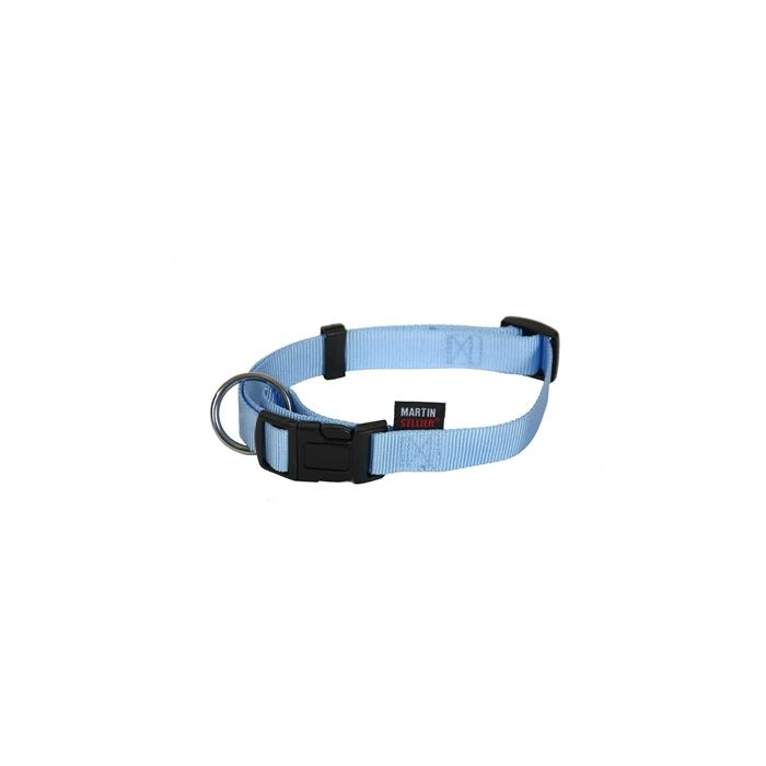 Martin halsband basic nylon blauw