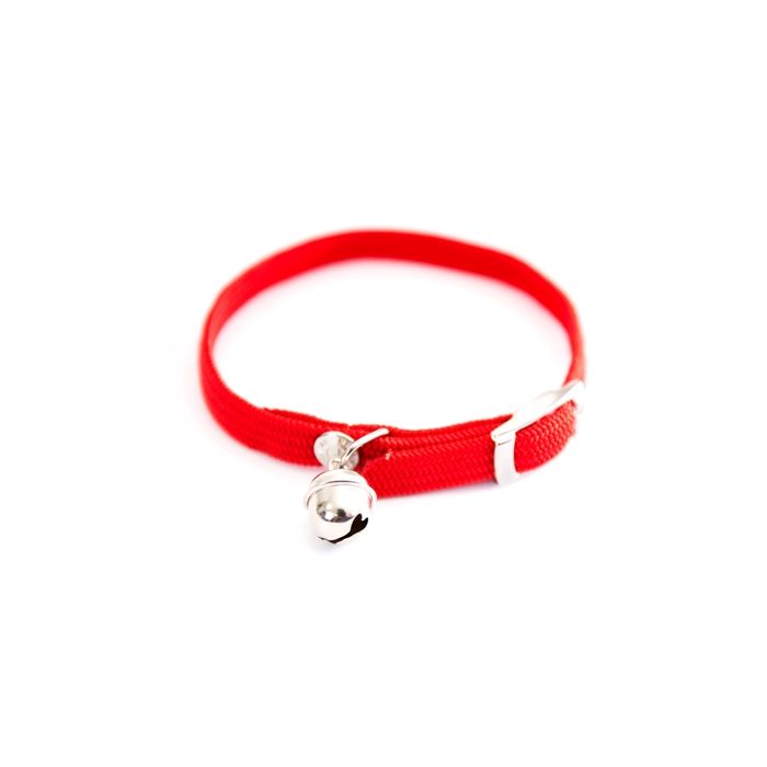 Martin halsband kat elastisch nylon rood