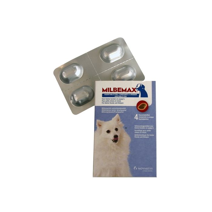 Milbemax kauwtablet ontworming kleine hond/puppy