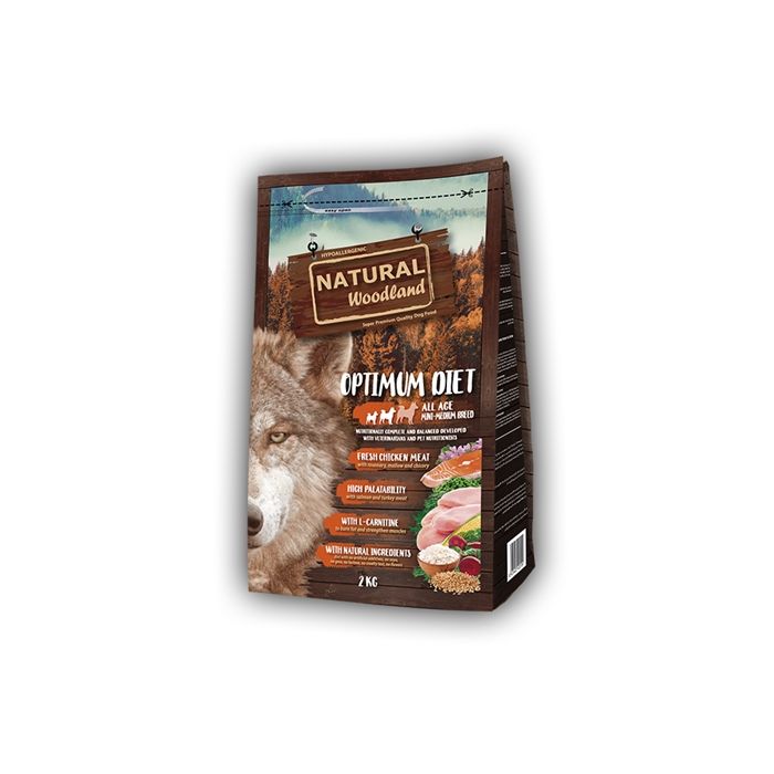 Natural woodland optimum mini / medium breed diet