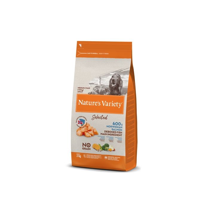 Natures variety selected adult medium norwegian salmon