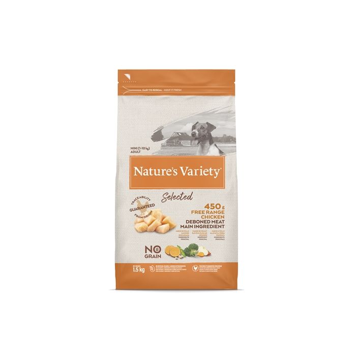 Natures variety selected adult mini free range chicken