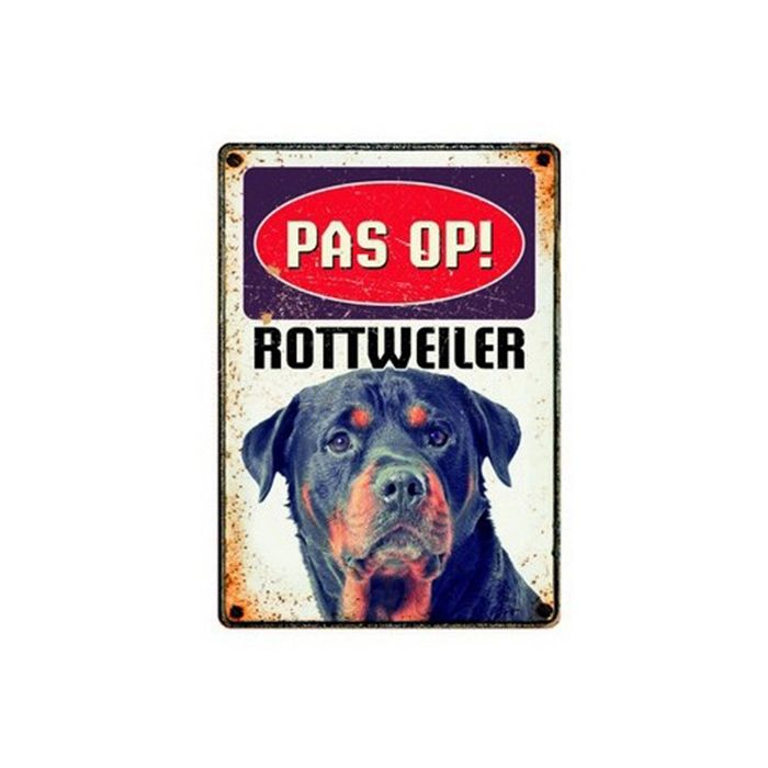 Plenty gifts waakbord blik rottweiler