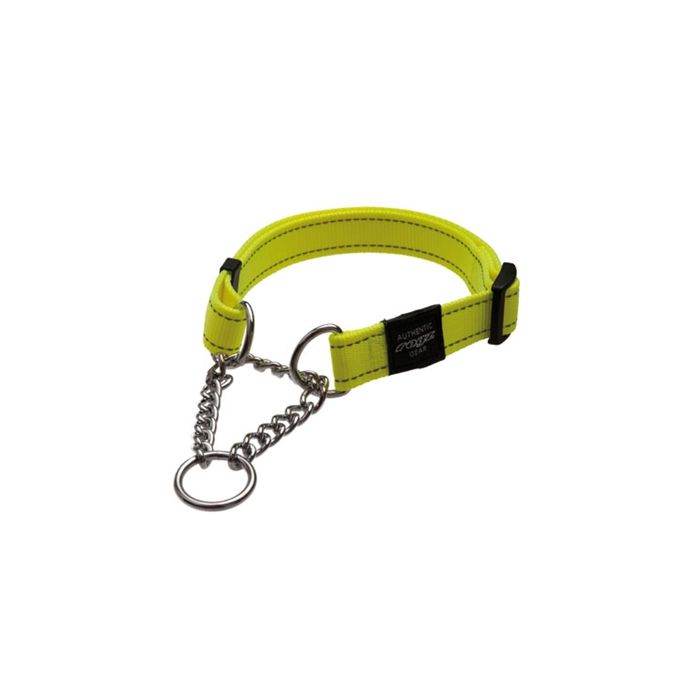 Rogz for dogs fanbelt choker geel