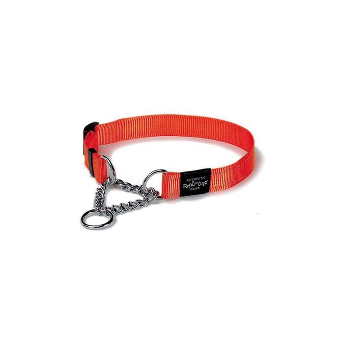 Rogz for dogs lumberjack choker oranje