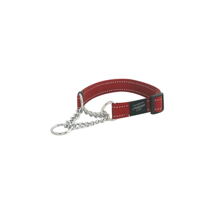 Rogz for dogs lumberjack choker rood