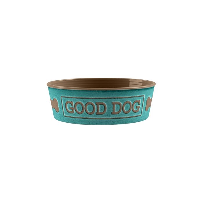 Tarhong voerbak good dog melamine turquoise