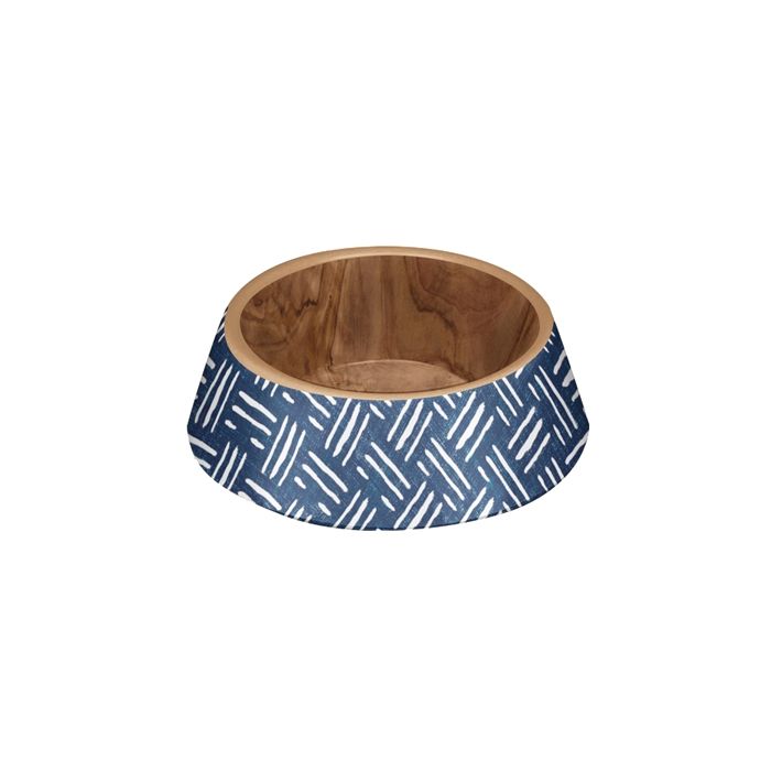 Tarhong voerbak hond oasis melamine indigo blauw