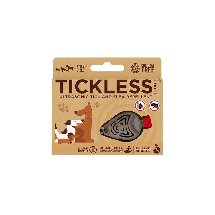 Tickless eco teek en vlo afweer voor hond en kat bruin