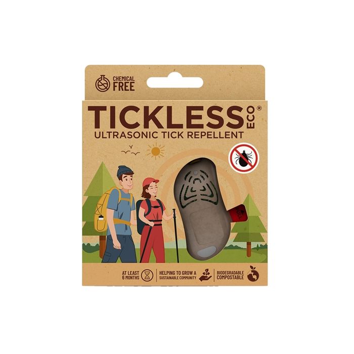 Tickless eco teek en vlo afweer voor mensen bruin