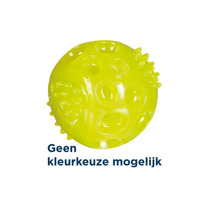 Trixie knipperbal zonder geluid drijvend tpr assorti