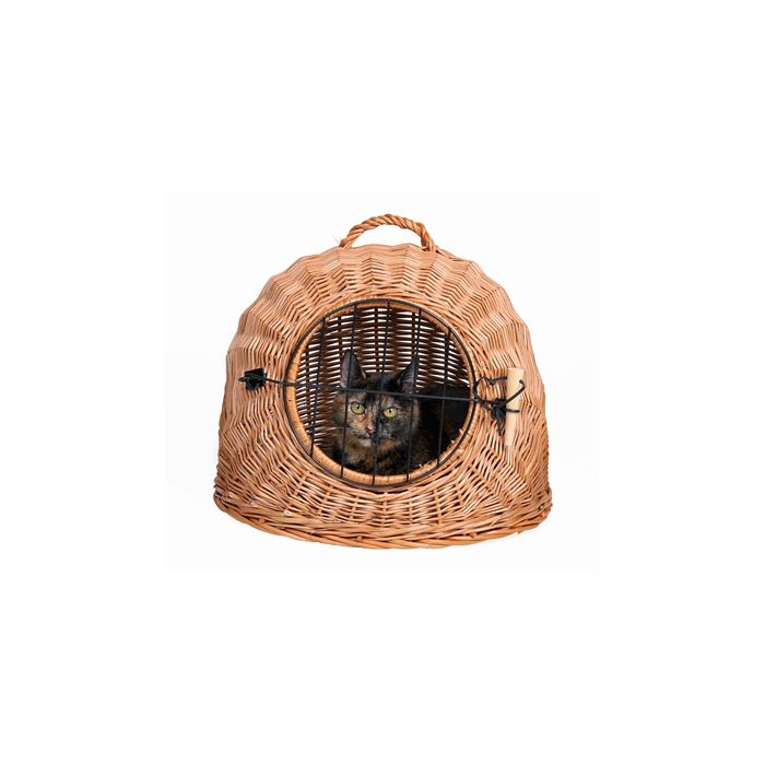 Trixie rotan kattenmand met deur