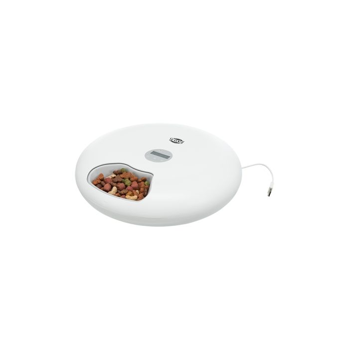 Trixie voerautomaat tx5+1 6 maaltijden 180 ml wit
