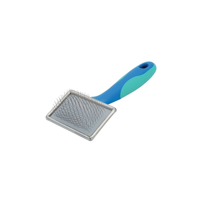 Vivog slickerborstel zacht blauw