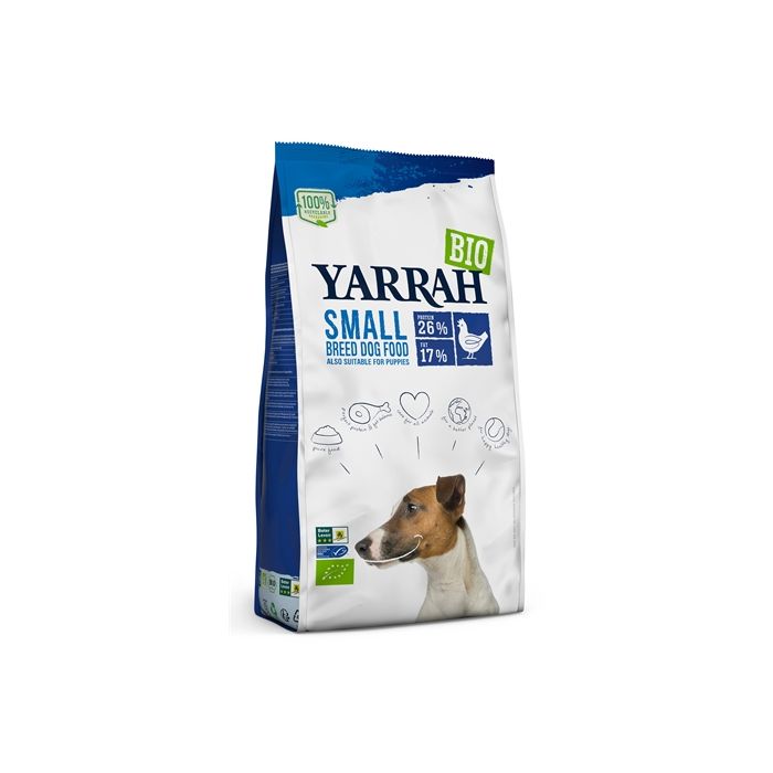 Yarrah dog biologische brokken small breed kip